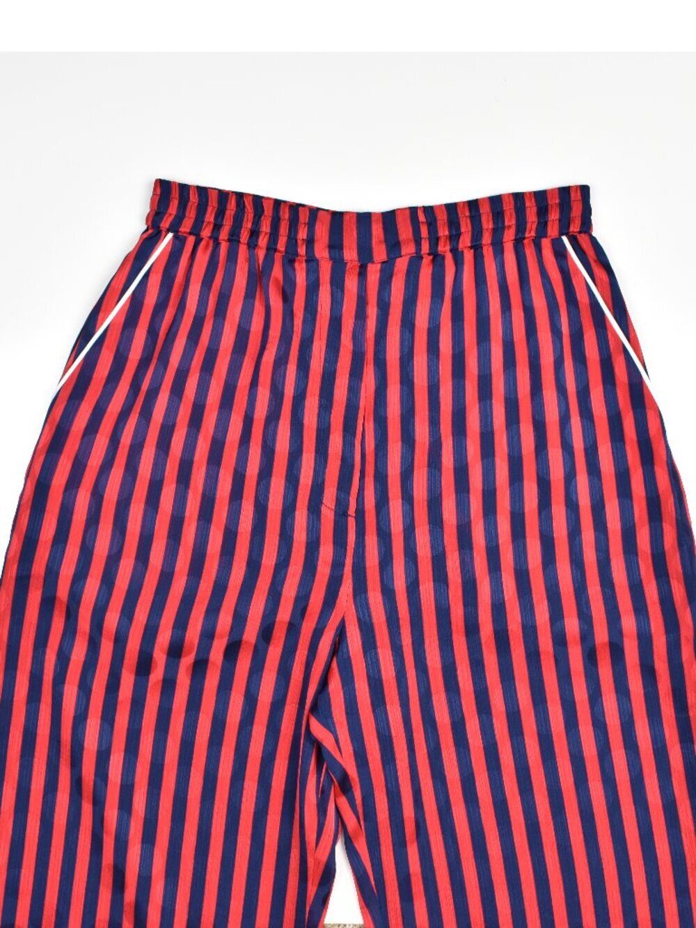 House of Holland Red & Navy Stripe Pyjama Style Trousers - 2 - Picture 4 of 8
